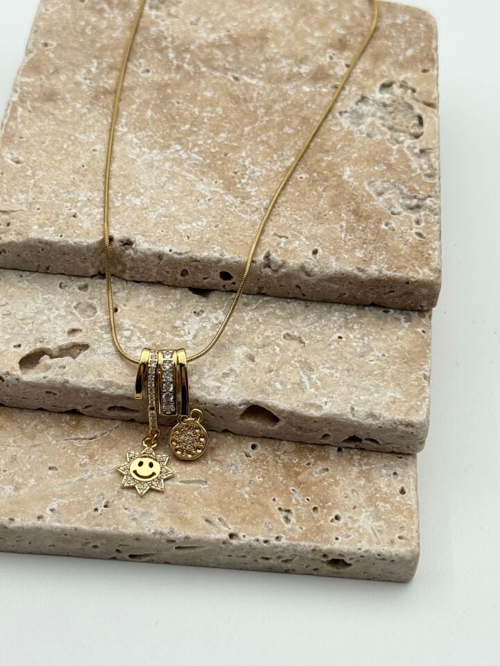 Çelik Kolye 45cm // KOLYE-5626