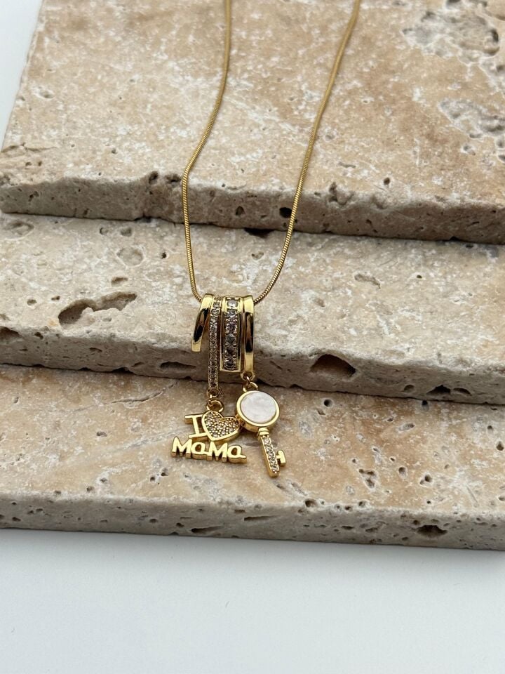 Stahlkette 45cm // HALSKETTE-5627