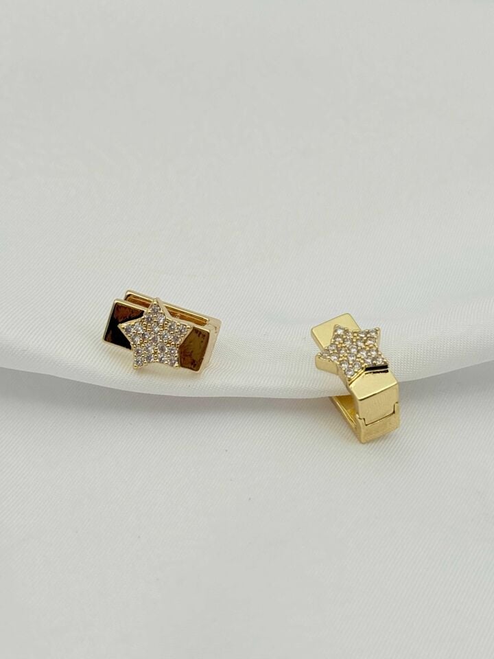 14K Kaplama Zirkon Küpe // ITHAL-3969