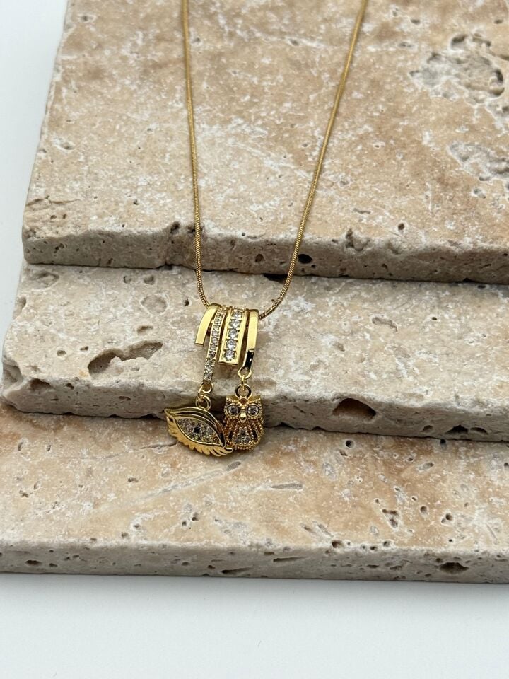 Stahlkette 45cm // HALSKETTE-5628