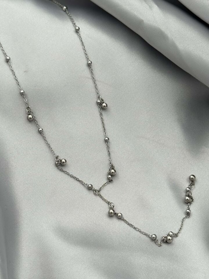 Stahl Y Halskette 45cm // NECKLACE-4928