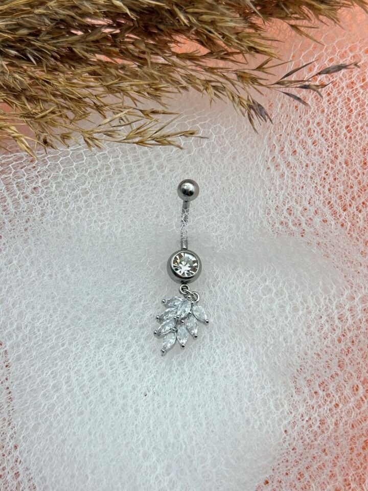 Bauchnabelpiercing aus Stahl // TRAG-182