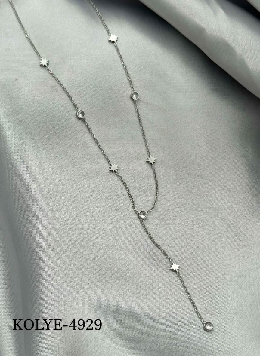 Çelik Y Kolye 45cm // KOLYE-4929