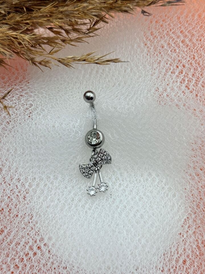 Bauchnabelpiercing aus Stahl // TRAG-183