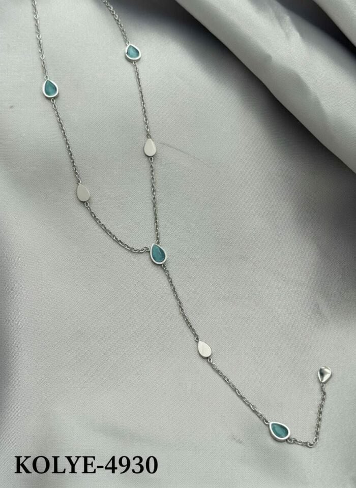 Steel Y Necklace 45cm // NECKLACE-4930