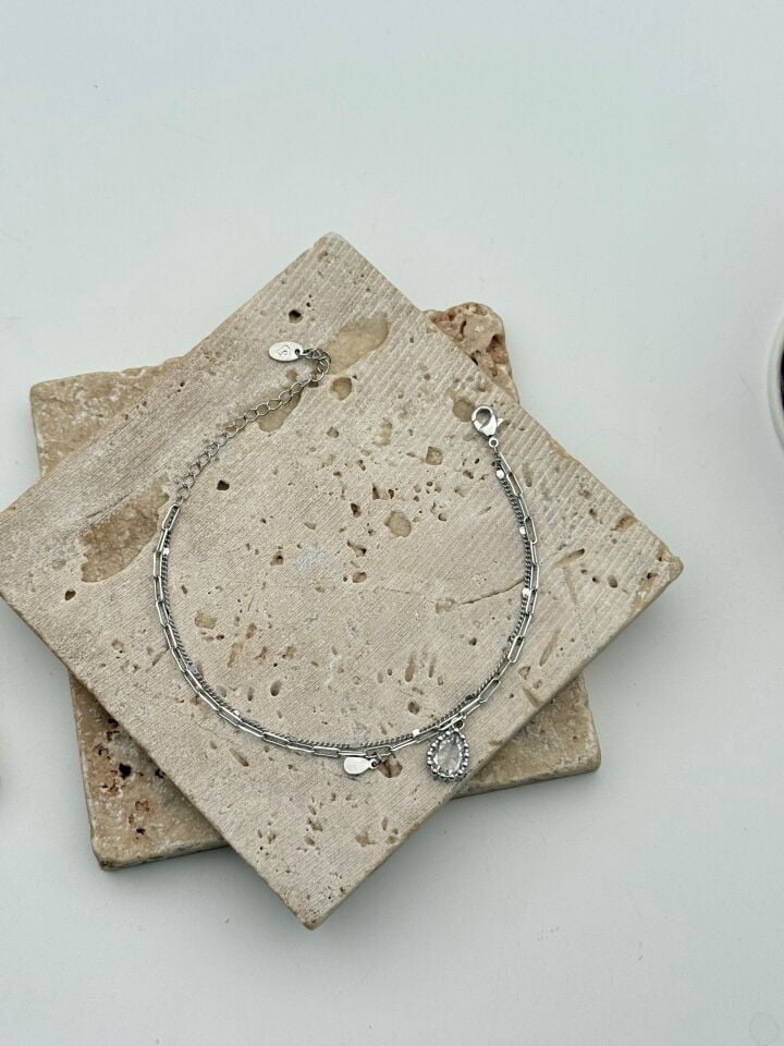 VIP Silver Renk Bileklik // BILEK-6631