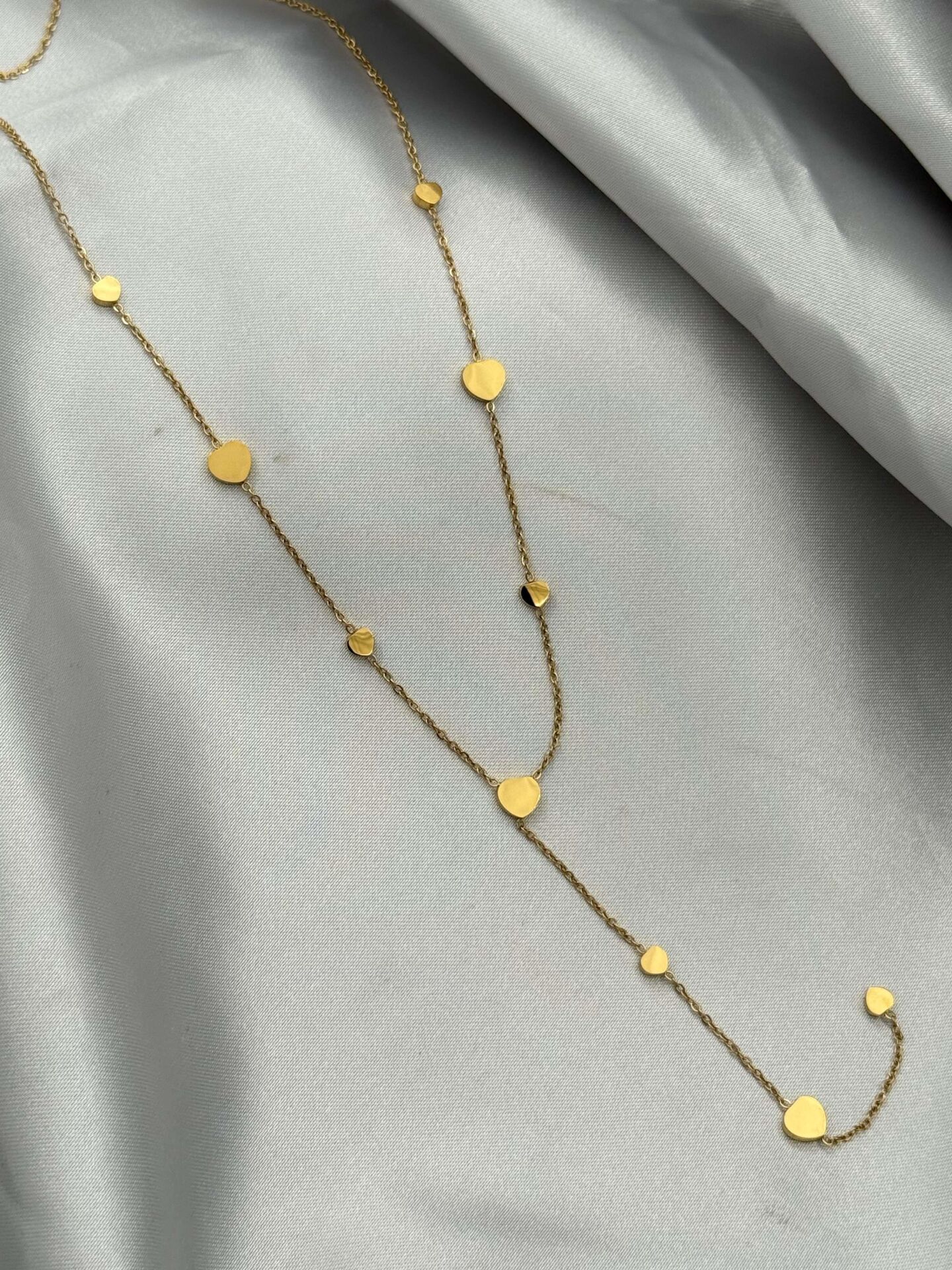 Steel Y Necklace 45cm // NECKLACE-4931
