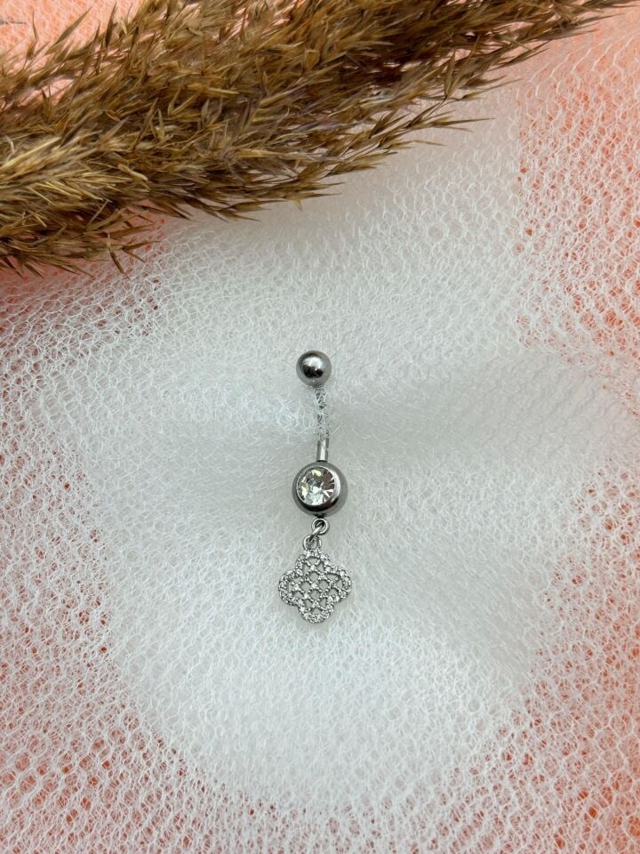 Bauchnabelpiercing aus Stahl // TRAG-186