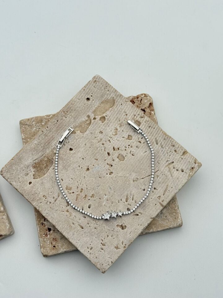 VIP Silver Renk Bileklik // BILEK-6634