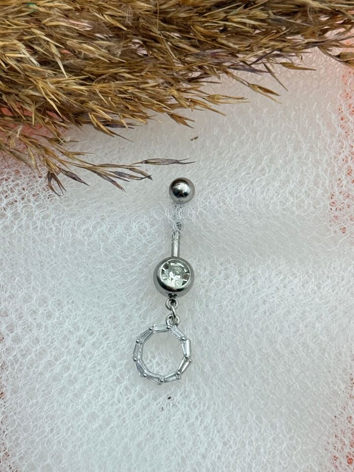 Bauchnabelpiercing aus Stahl // TRAG-189
