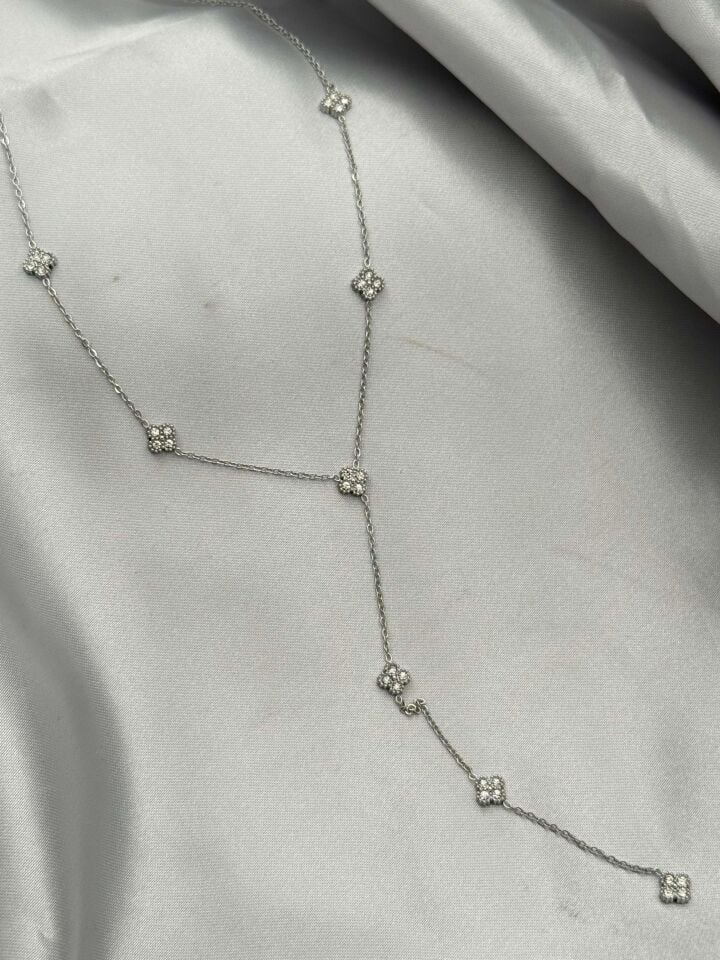 Stahl Y Halskette 45cm // NECKLACE-4936