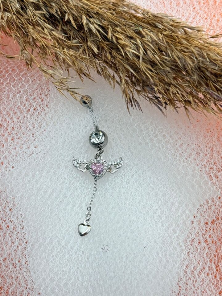 Bauchnabelpiercing aus Stahl // TRAG-193