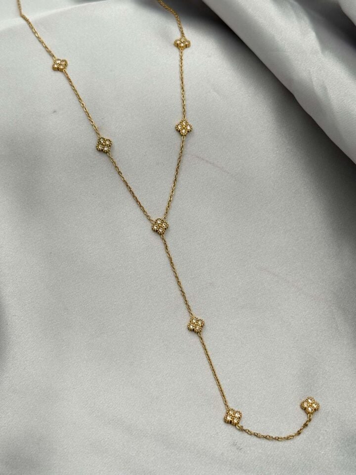 Stahl Y Halskette 45cm // NECKLACE-4940