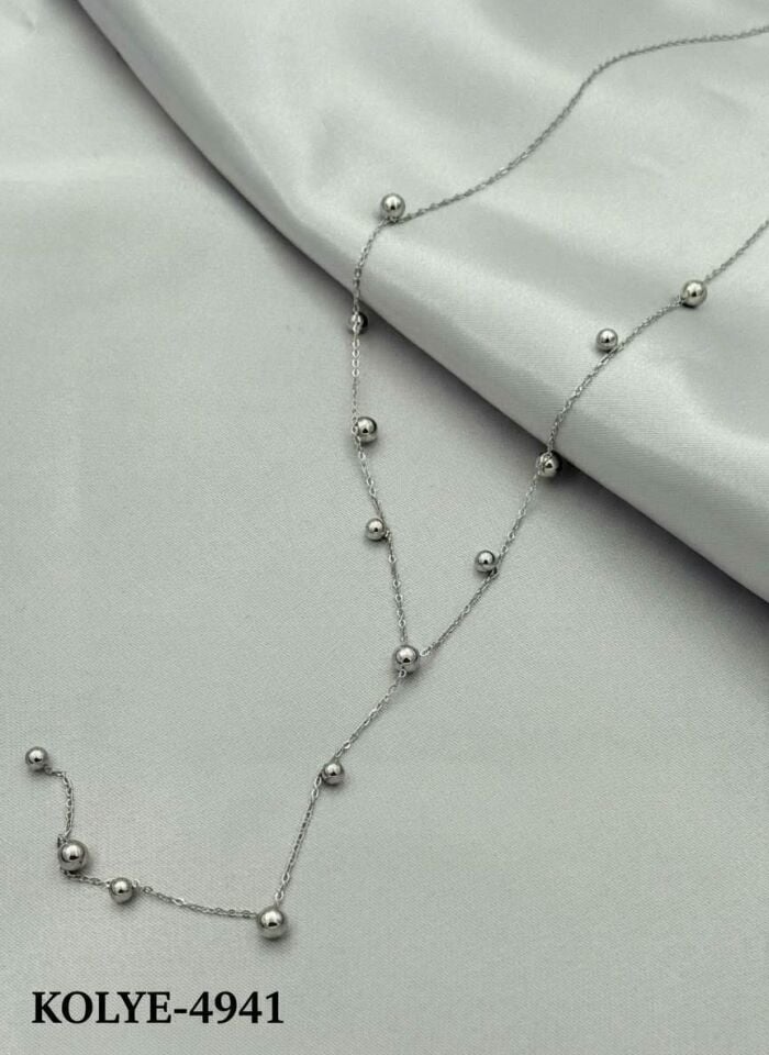 Stahl Y Halskette 45cm // NECKLACE-4941