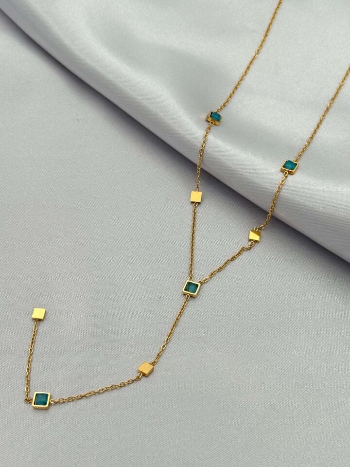 Stahl Y Halskette 45cm // NECKLACE-4942