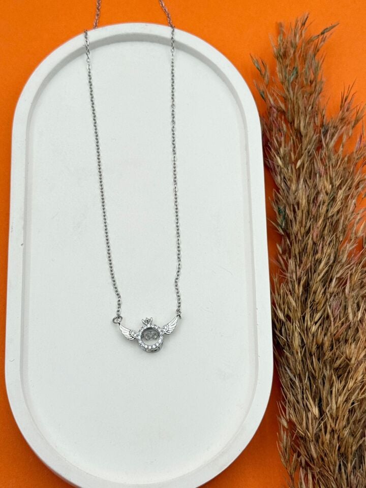 Stahlkette 45cm // HALSKETTE-5496