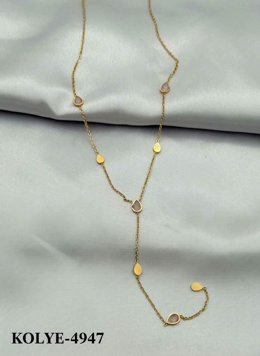 Çelik Y Kolye 45cm // KOLYE-4947