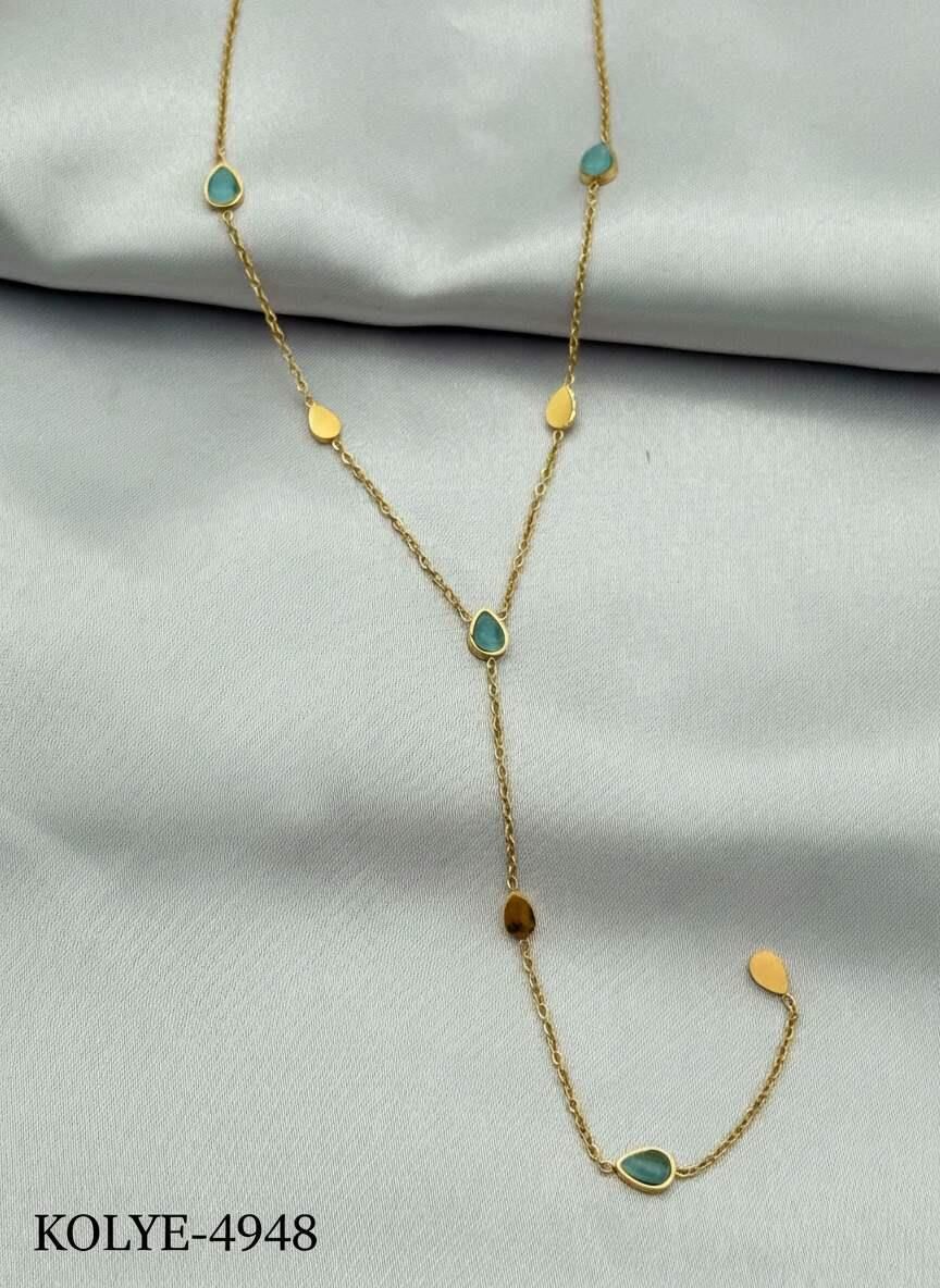 Çelik Y Kolye 45cm // KOLYE-4948