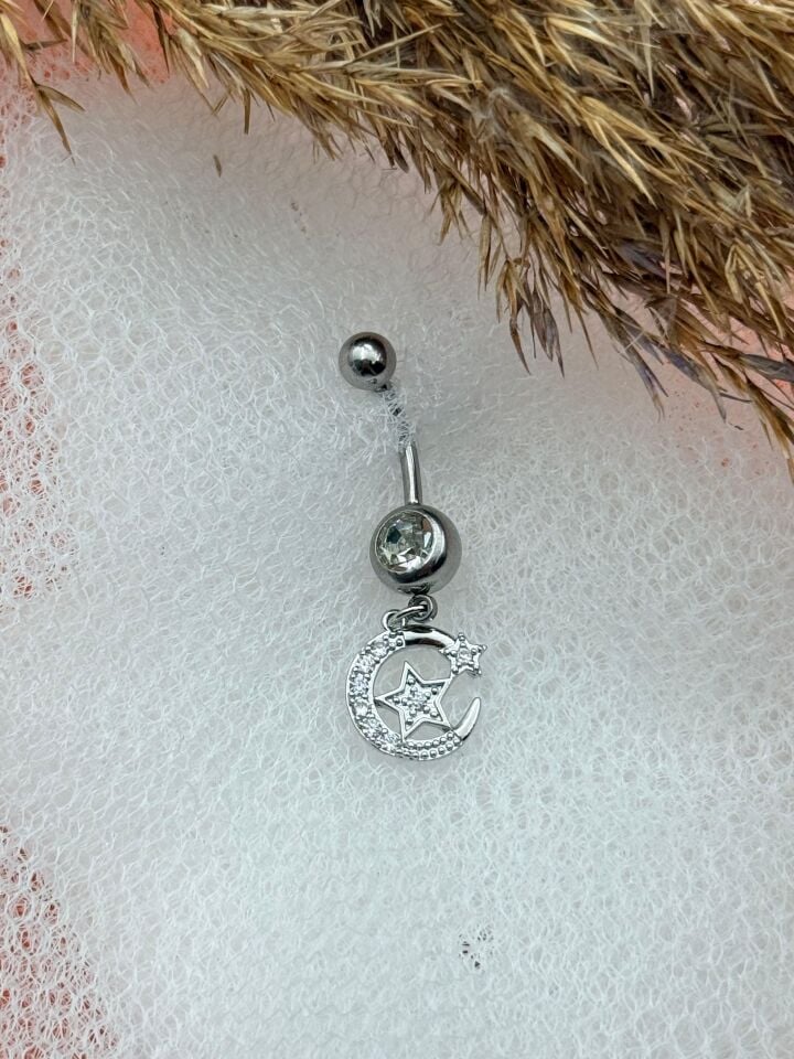 Bauchnabelpiercing aus Stahl // TRAG-204