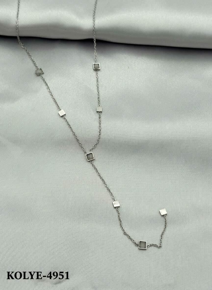 Çelik Y Kolye 45cm // KOLYE-4951