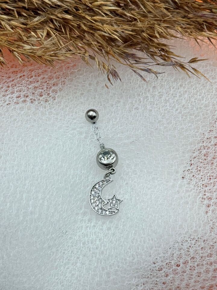 Bauchnabelpiercing aus Stahl // TRAG-208