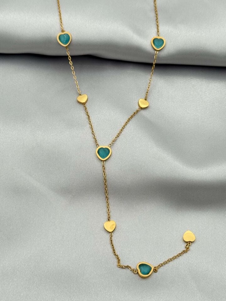 Steel Y Necklace 45cm // NECKLACE-4955