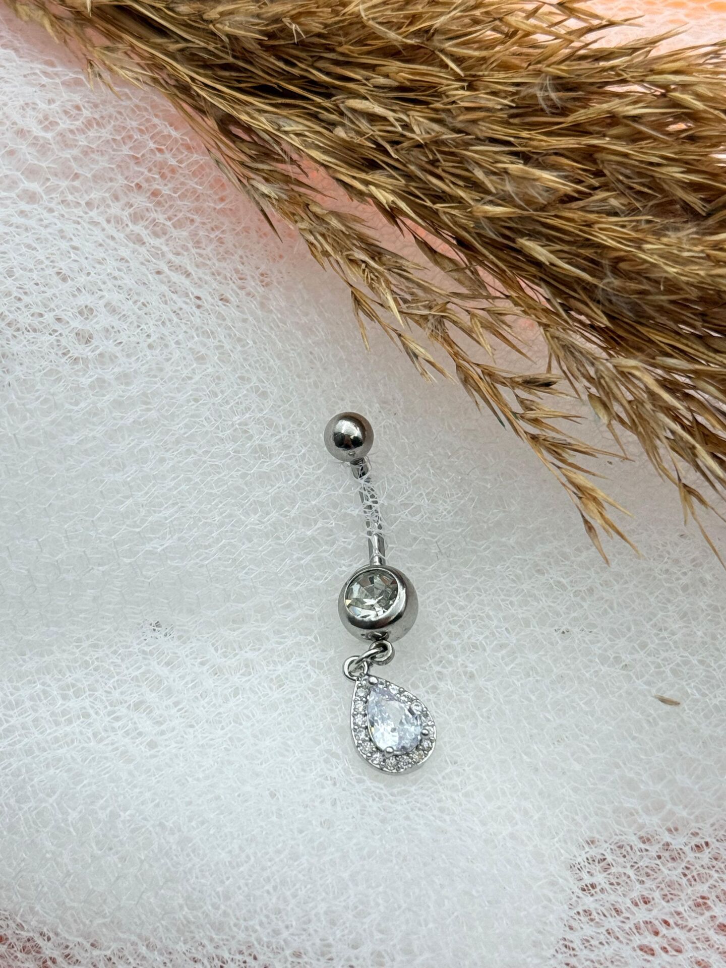 Çelik Göbek Piercingi // TRAG-210