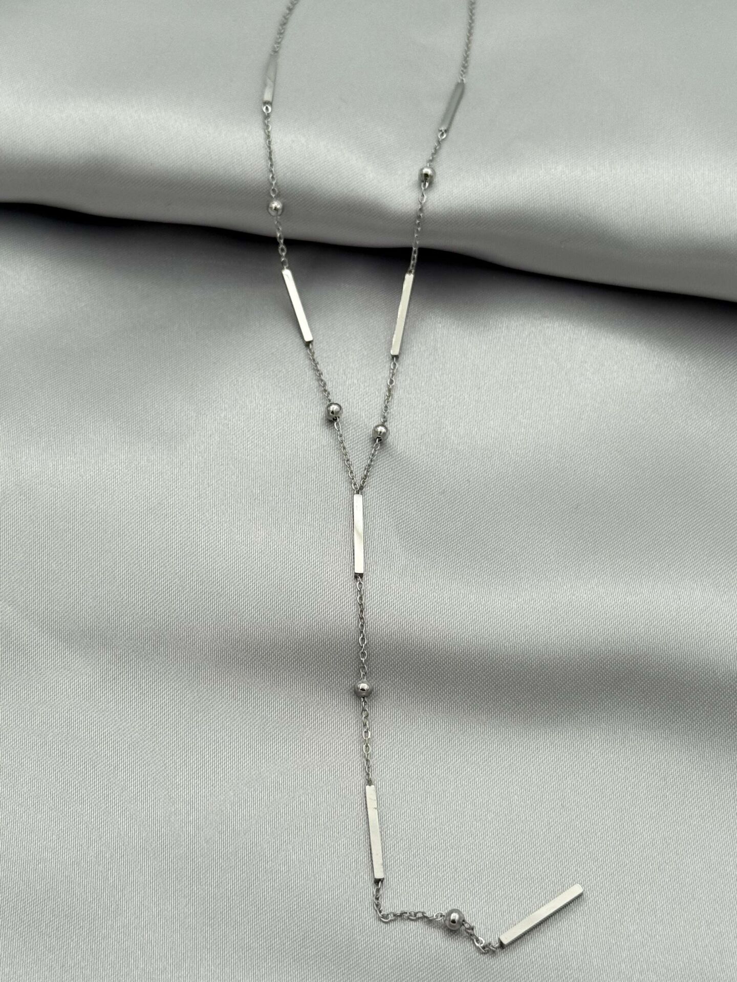 Çelik Y Kolye 45cm // KOLYE-4957