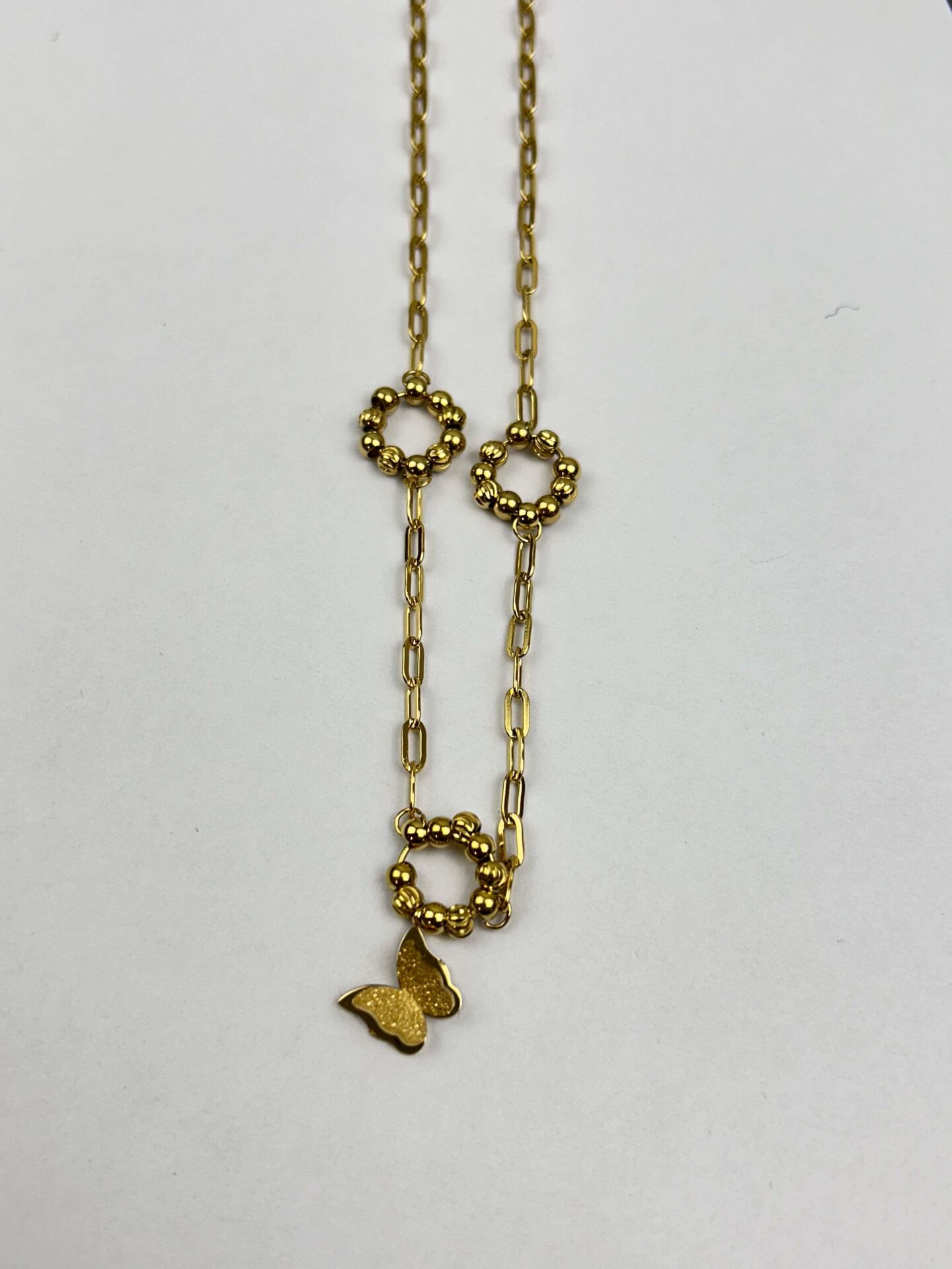 Çelik Kolye 45cm // KOLYE-3795