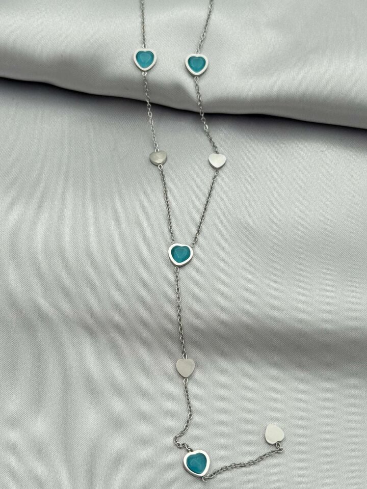 Steel Y Necklace 45cm // NECKLACE-4959