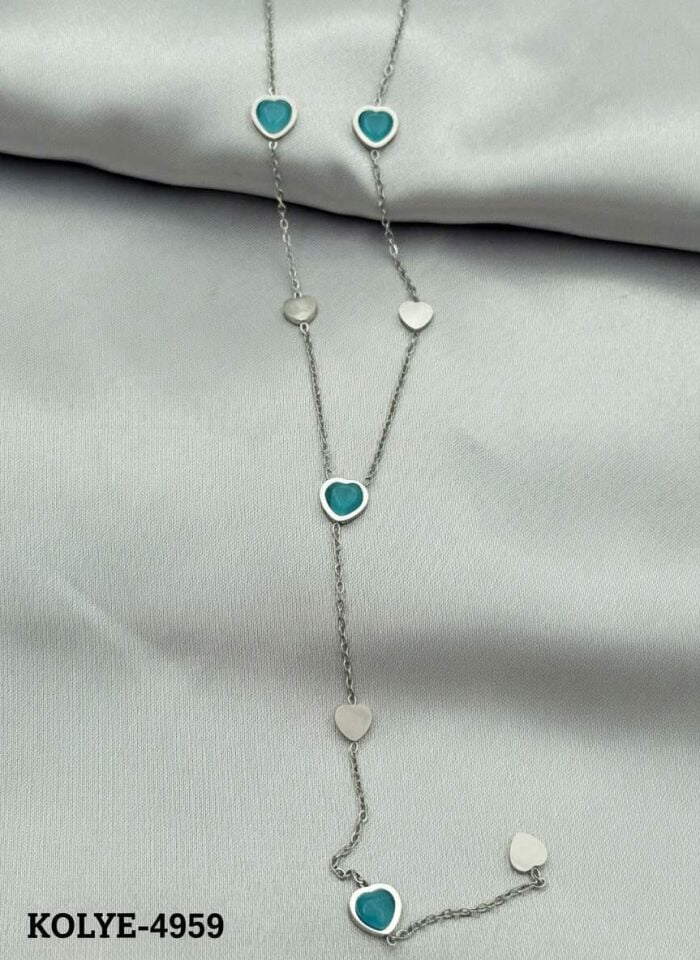 Stahl Y Halskette 45cm // NECKLACE-4959