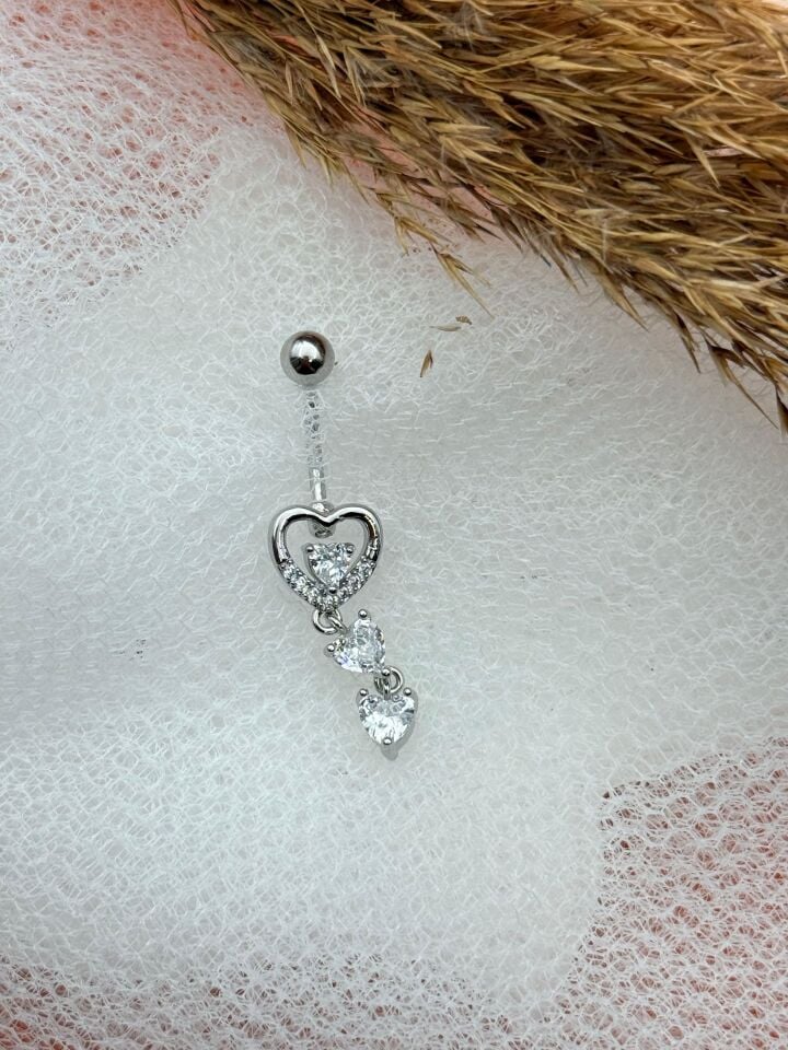 Bauchnabelpiercing aus Stahl // TRAG-213