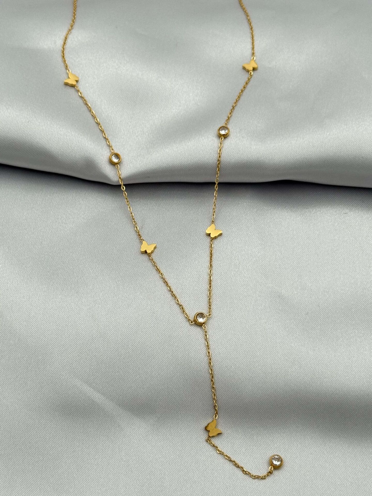 Çelik Y Kolye 45cm // KOLYE-4960