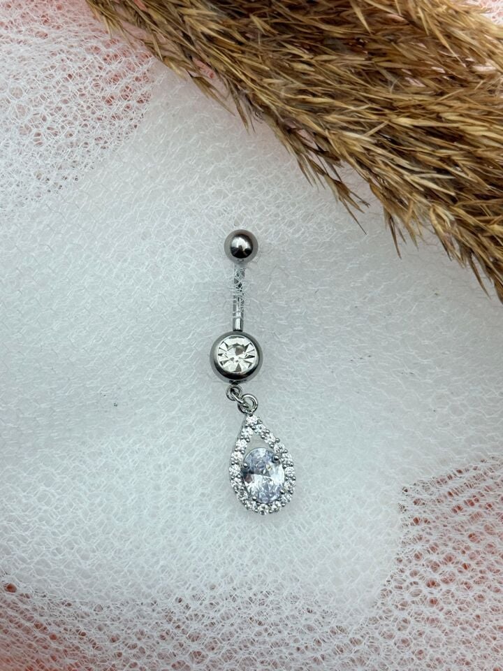 Bauchnabelpiercing aus Stahl // TRAG-214