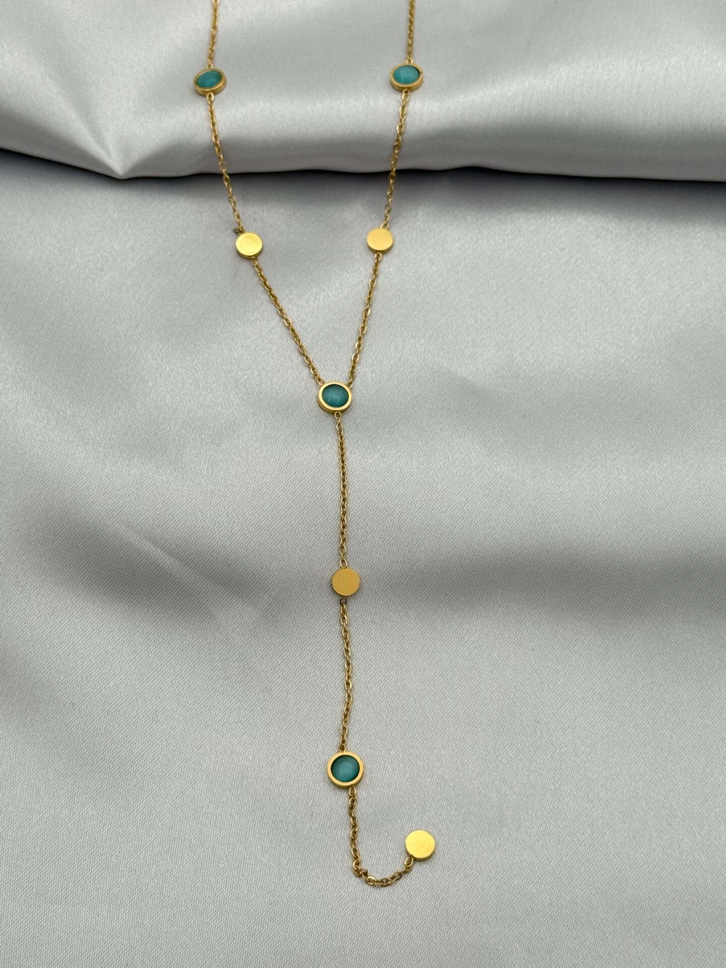 Steel Y Necklace 45cm // NECKLACE-4961
