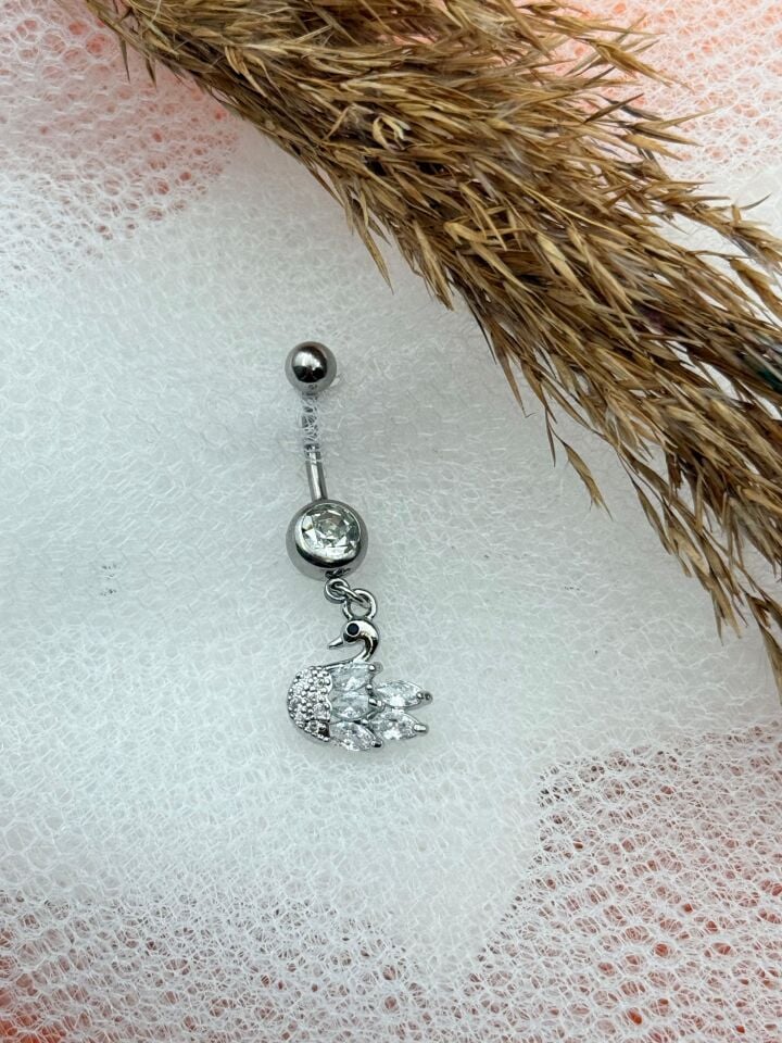 Bauchnabelpiercing aus Stahl // TRAG-216