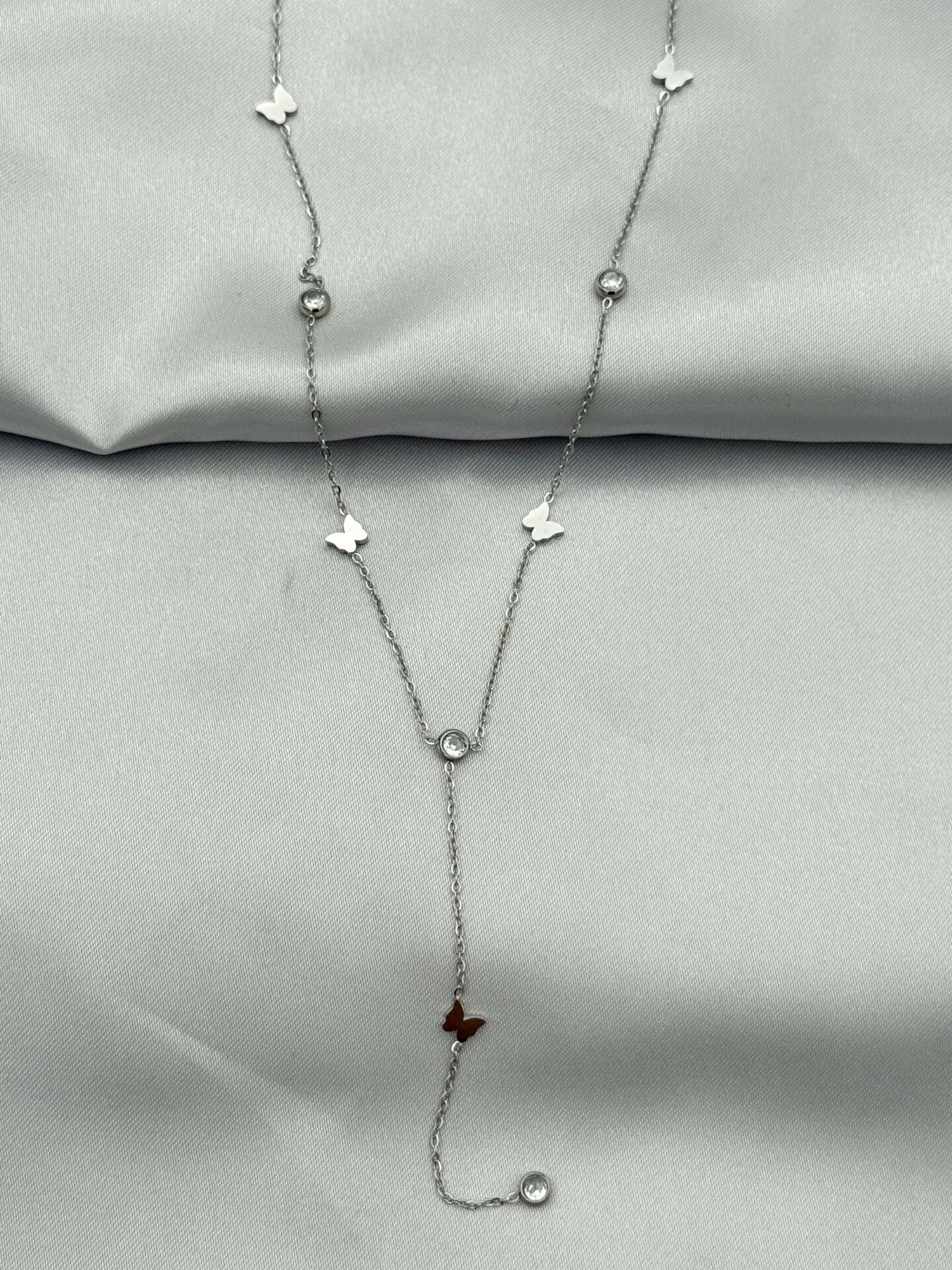 Çelik Y Kolye 45cm // KOLYE-4963