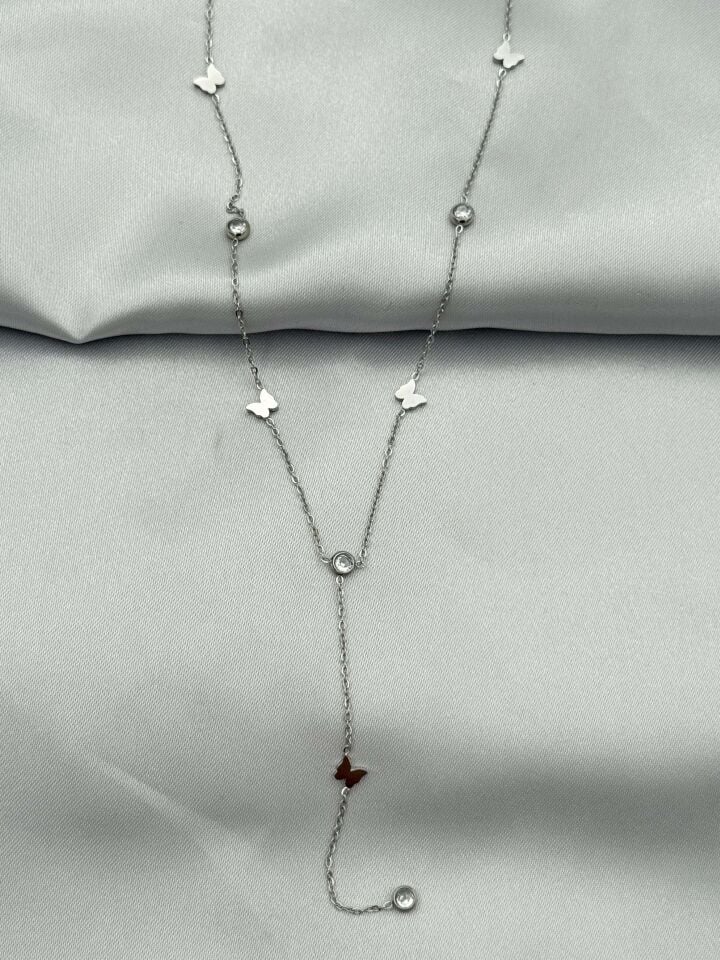Çelik Y Kolye 45cm // KOLYE-4963