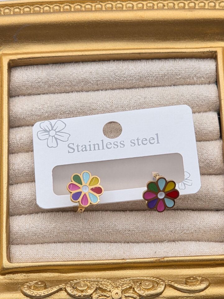 Cerrahi Çelik Çocuk Küpesi // KÜPE-4006