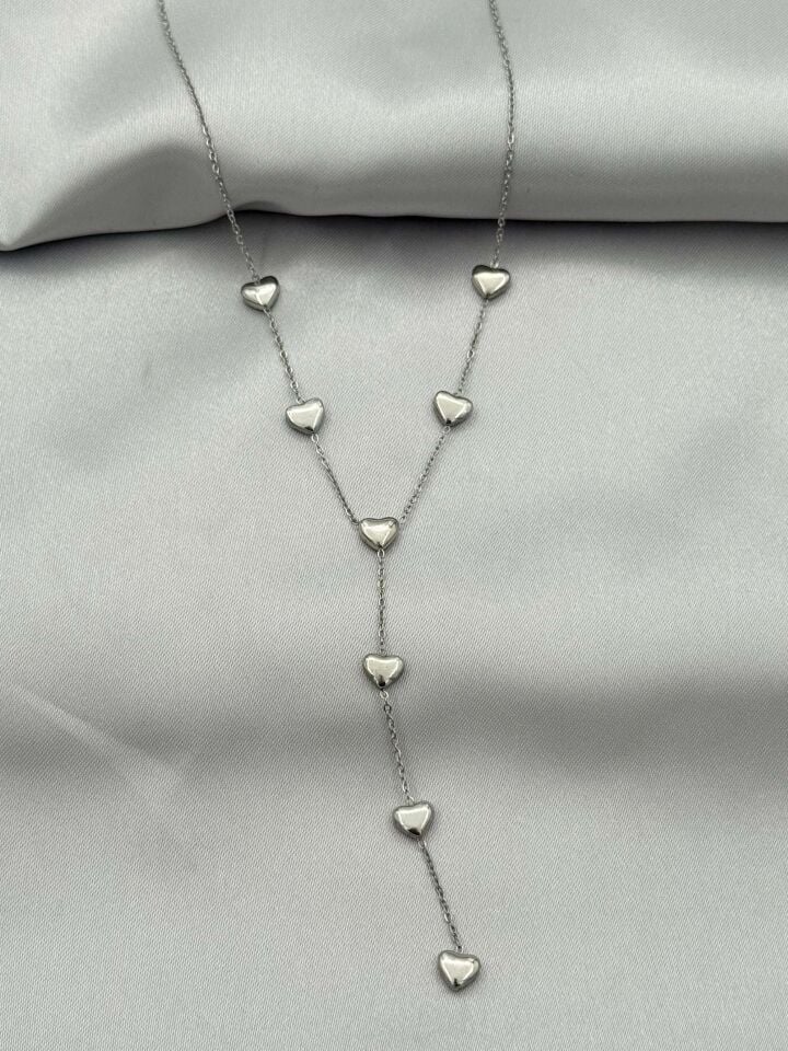 Stahl Y Halskette 45cm // NECKLACE-4964