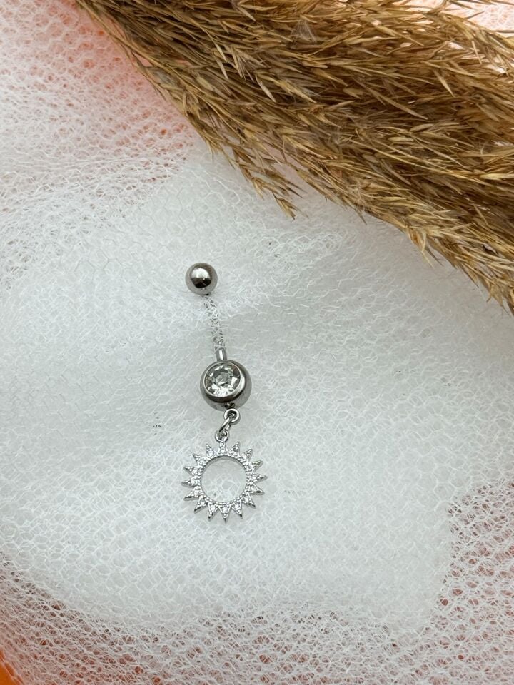 Bauchnabelpiercing aus Stahl // TRAG-218