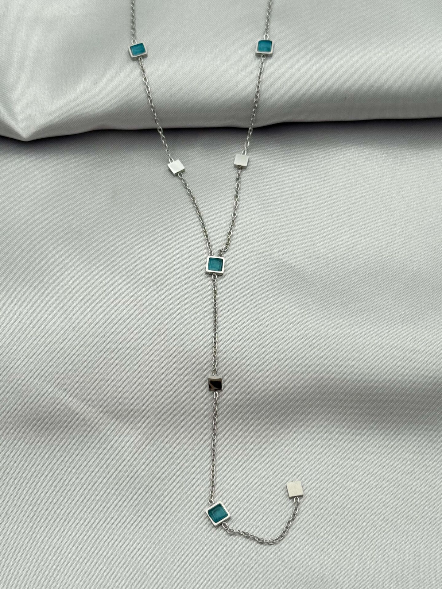 Çelik Y Kolye 45cm // KOLYE-4965