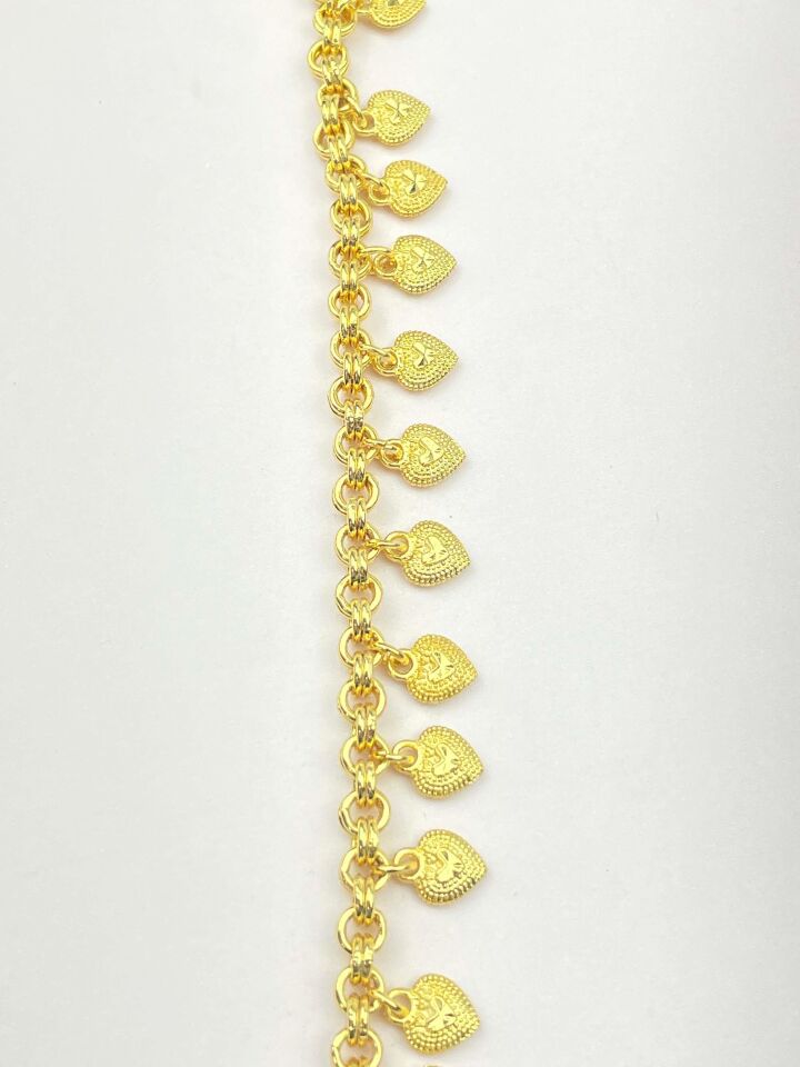 24'Ayar Altın Renk Kuyumcu Model Bileklik // ALTIN-525