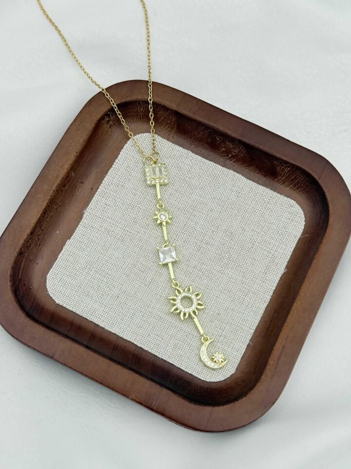 Çelik Y Kolye 45cm // KOLYE-6616