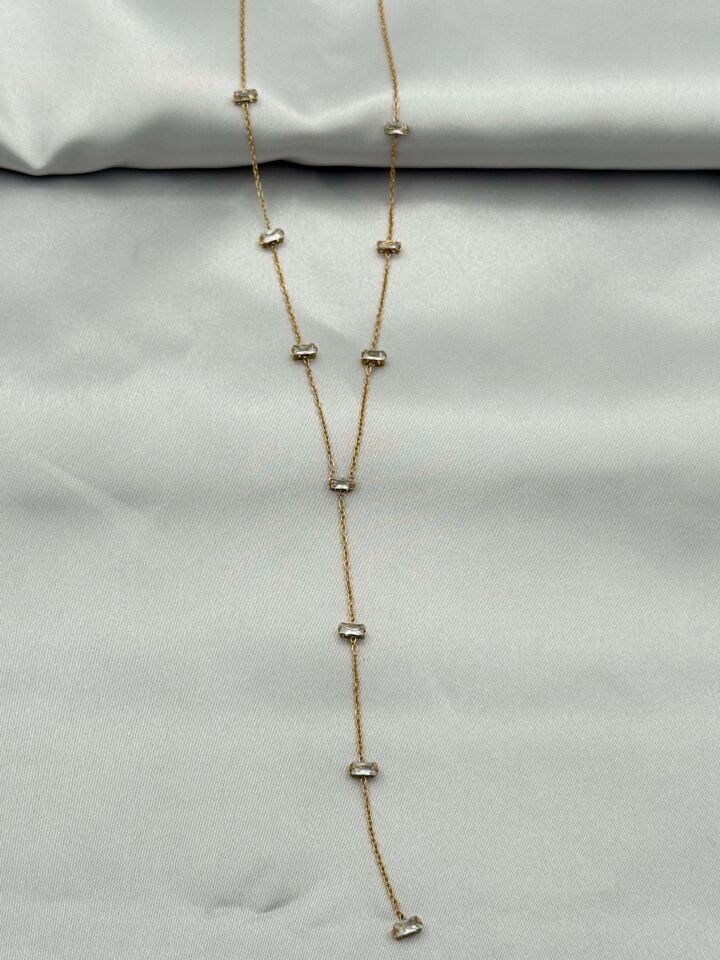 Çelik Y Kolye 45cm // KOLYE-4969
