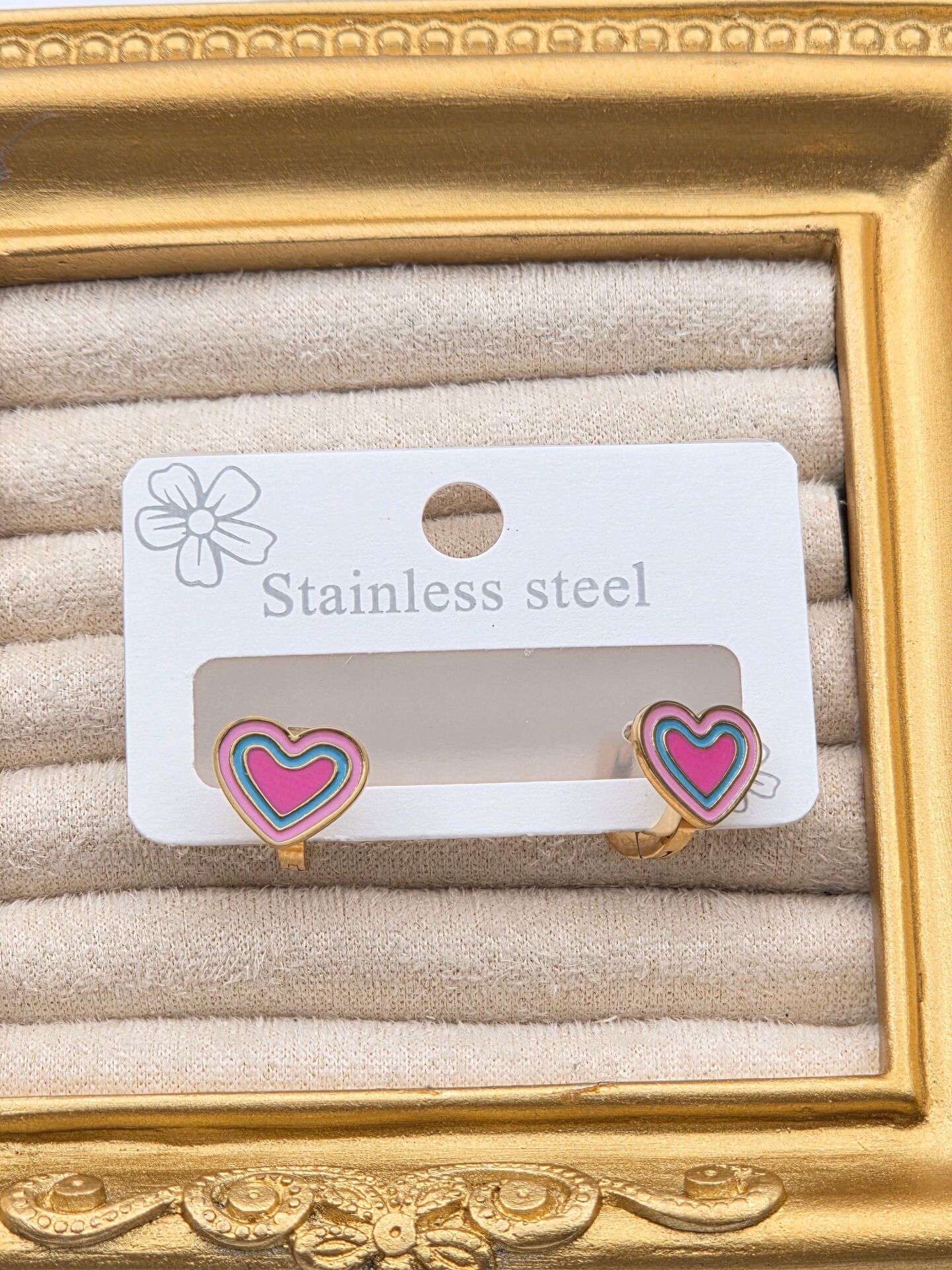 Cerrahi Çelik Çocuk Küpesi // KÜPE-4012