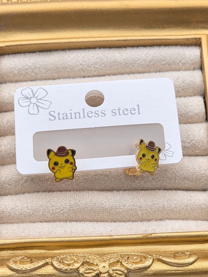 Cerrahi Çelik Çocuk Küpesi // KÜPE-4014