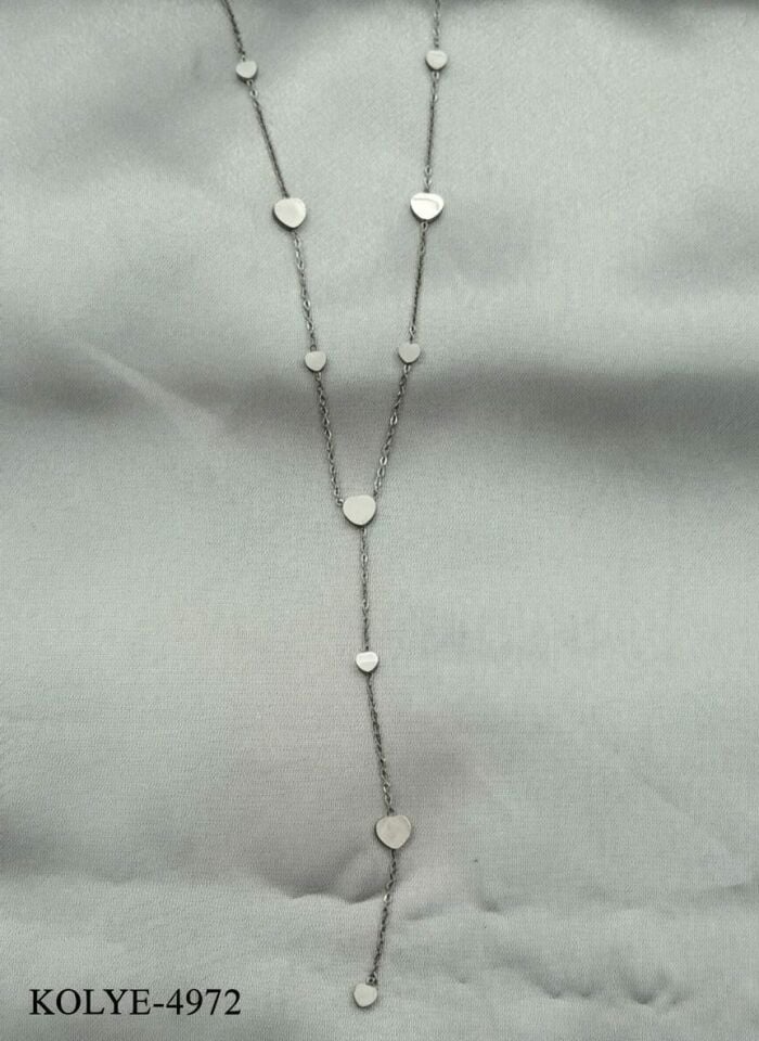Steel Y Necklace 45cm // NECKLACE-4972