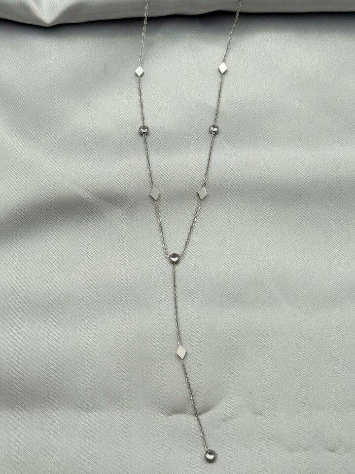 Çelik Y Kolye 45cm // KOLYE-4973
