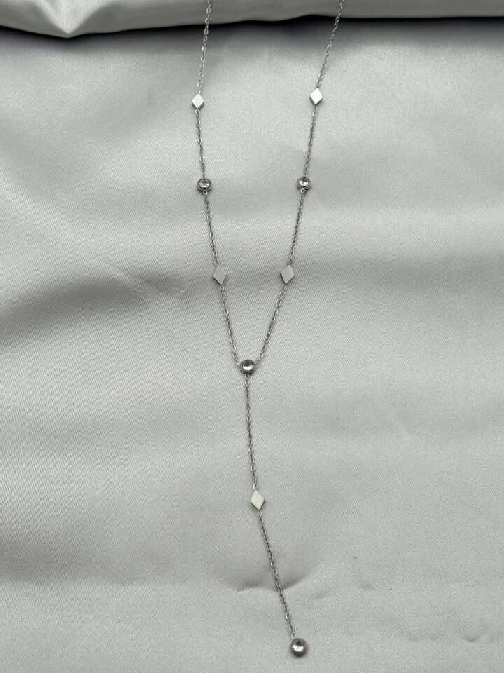 Çelik Y Kolye 45cm // KOLYE-4973